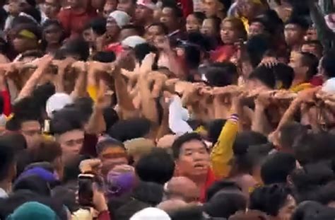Hibla ng lubid sa Traslacion kinukuha ng ilang deboto.
